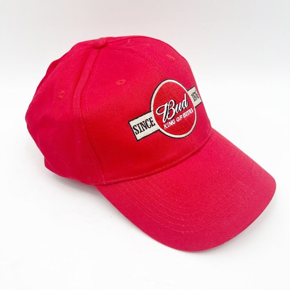 BUDWEISER Vintage Hat King of Beers Adjustable SnapBack Hat Beer Bud Embroidered
